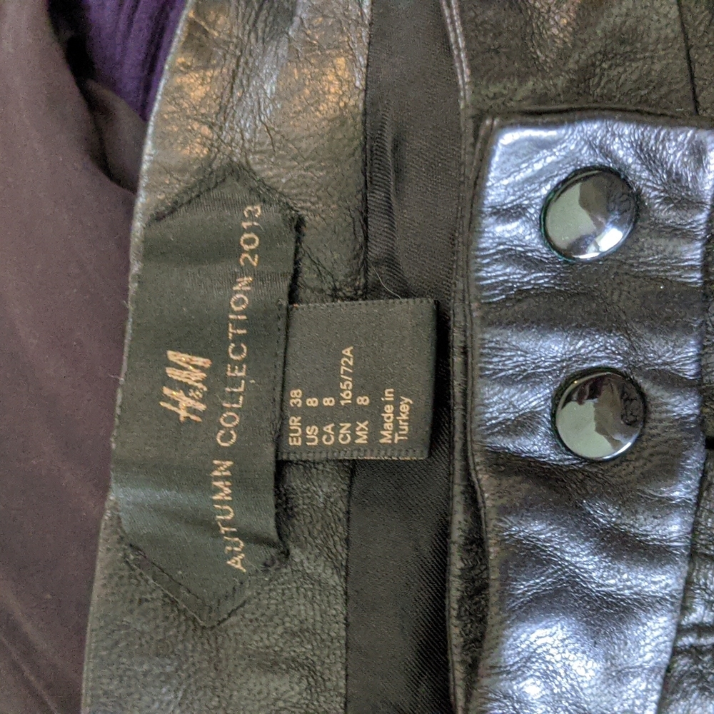 Genuine Leather Riding Pants - Picture 5 of 5